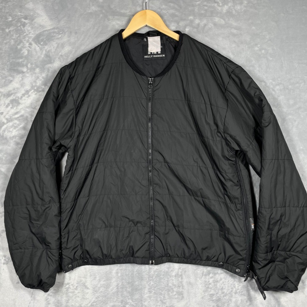 Helly Hansen Workwear Black Quilted Liner Jacket Full Zip 71259 Mens